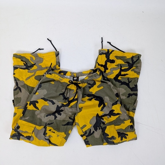 Rothco Camoflauge Pants Pockets Ties Paratrooper Fatigues Cargo Parachute - Picture 3 of 11